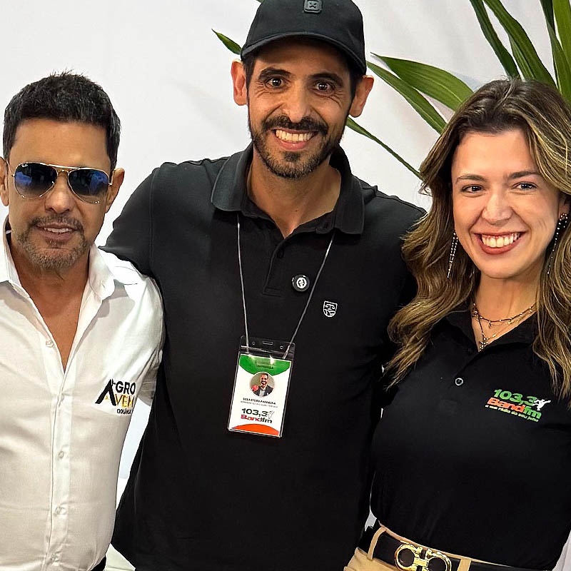Tião Parreira em cobertura do agronegócio